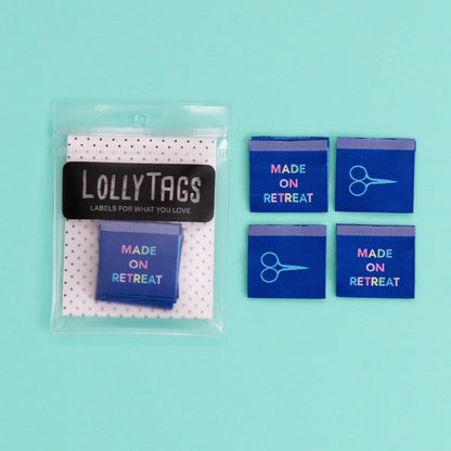 Made on Retreat - Woven Sewing Labels by LollyTags