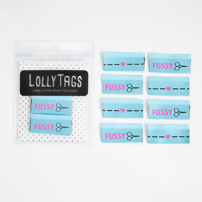 Fussy Cut - Woven Sewing Labels by LollyTags