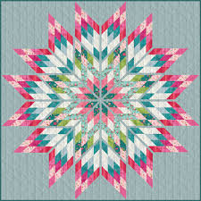 Destash: 98.5" x 98.5" Holiday Spectrum Digital Quilt Top