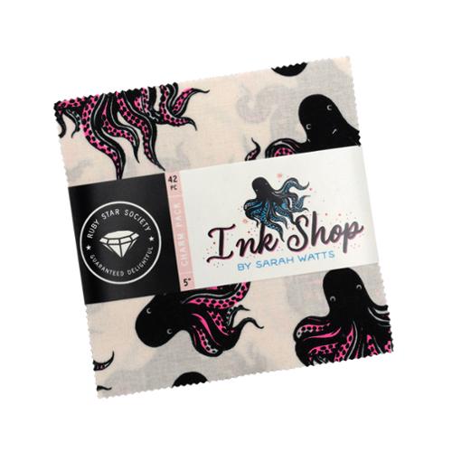 PREORDER: Ink Shop Charm Pack RS2139PP Precut by Sarah Watts for Ruby Star Society