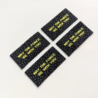 May The Force Be With You | Cotton Luxe Labels - Intensely Distracted