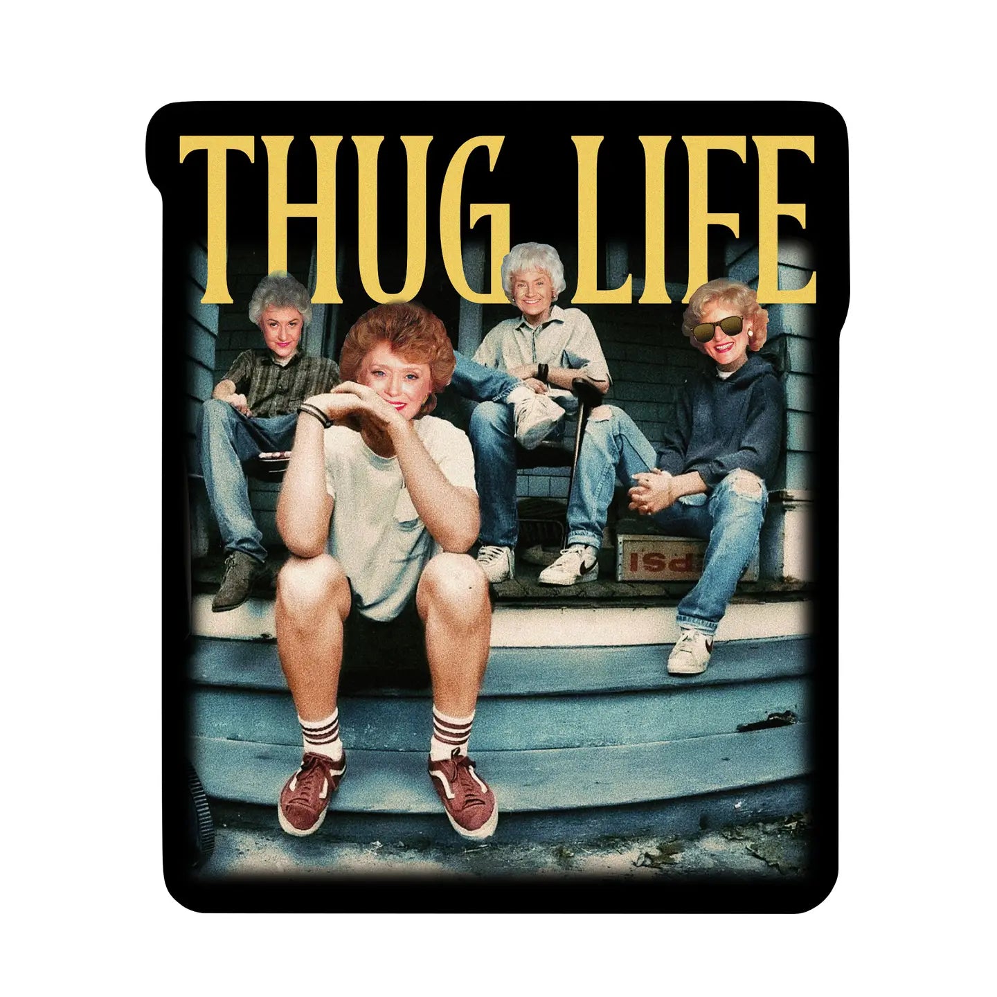 Thug Life GG Sticker by Juju and Moxie