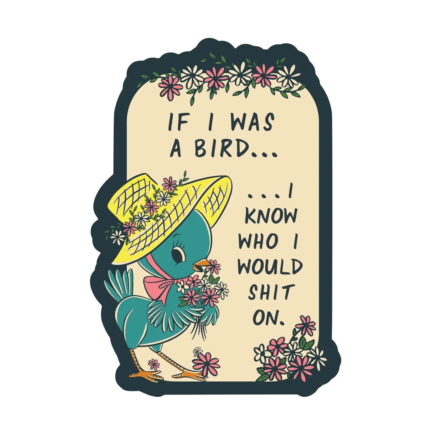 If I Was a Bird  - Sticker by Juju and Moxie