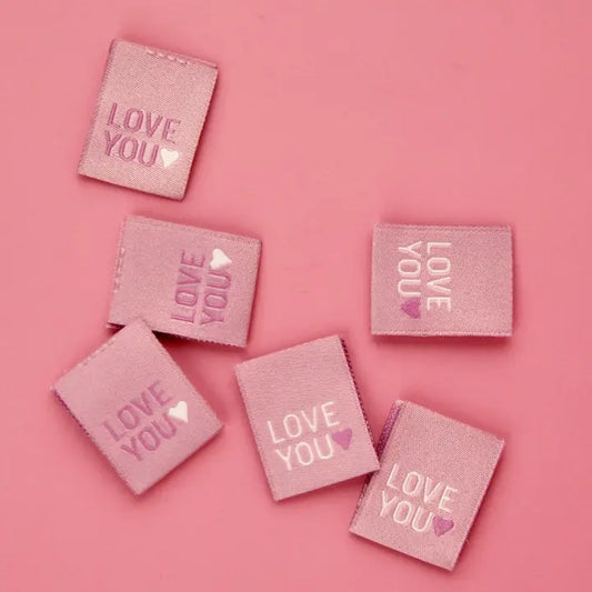 Love You | Sewing Labels by Kati Cupcake
