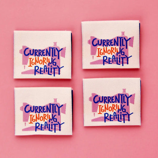 Ignoring Reality | Sewing Labels by Kati Cupcake