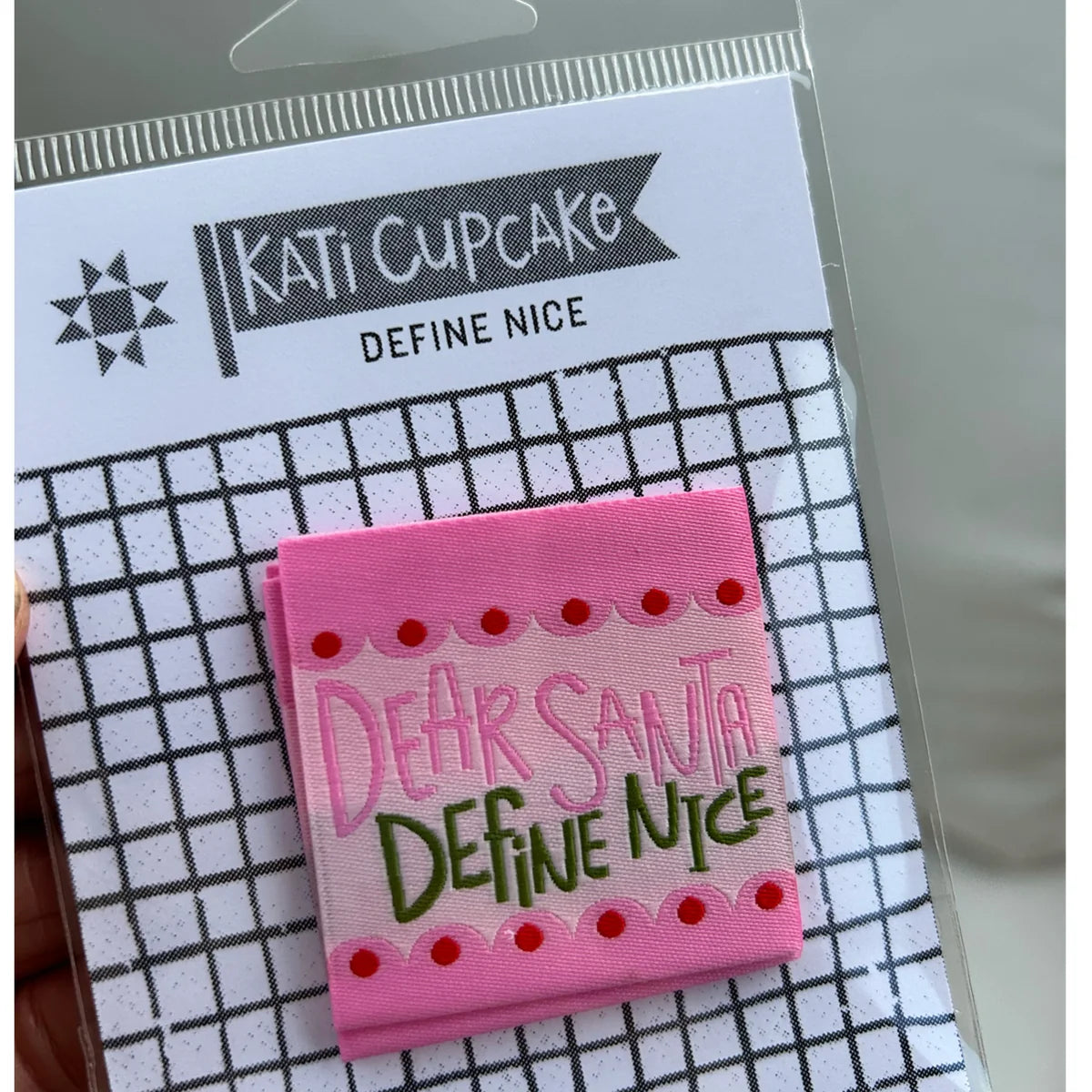 Dear Santa Define Nice Labels by Kati Cupcake