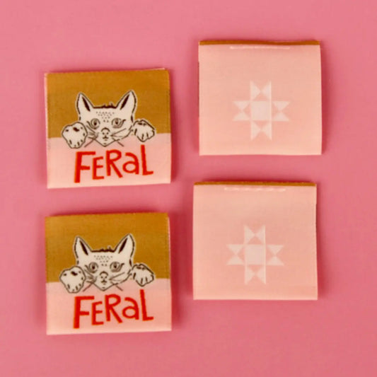 Feral | Sewing Labels by Kati Cupcake