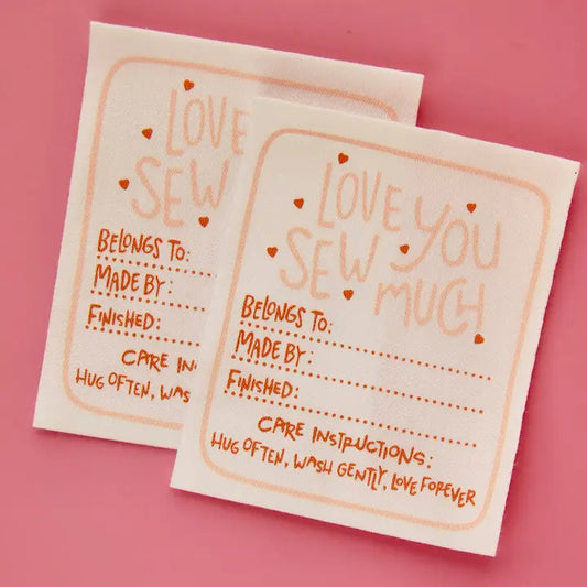 Love You Sew Much | Sewing Labels by Kati Cupcake