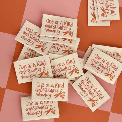 Slightly Wonky  Sewing Labels by Kati Cupcake