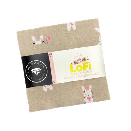 Lofi Linens Charm Pack by Rashida Coleman Hale for Ruby Star Society