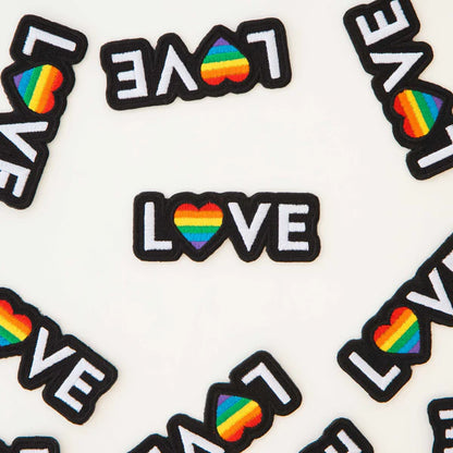 Love Pride Iron On Patch - Sarah Hearts