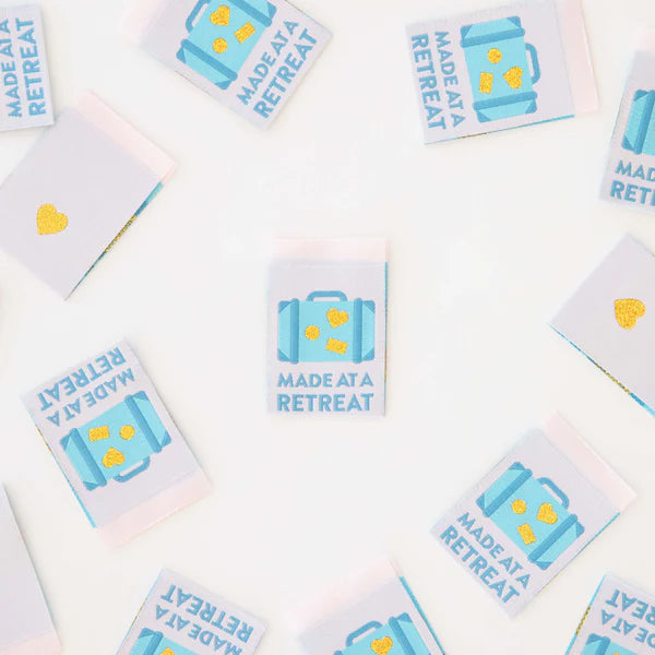 Made at a Retreat Woven Labels by Sarah Hearts