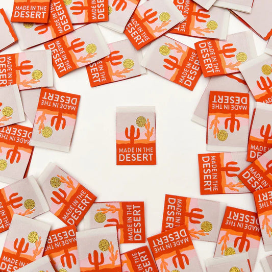 Made in the Desert Woven Labels by Sarah Hearts
