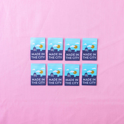 Made in the City Woven Labels by Sarah Hearts