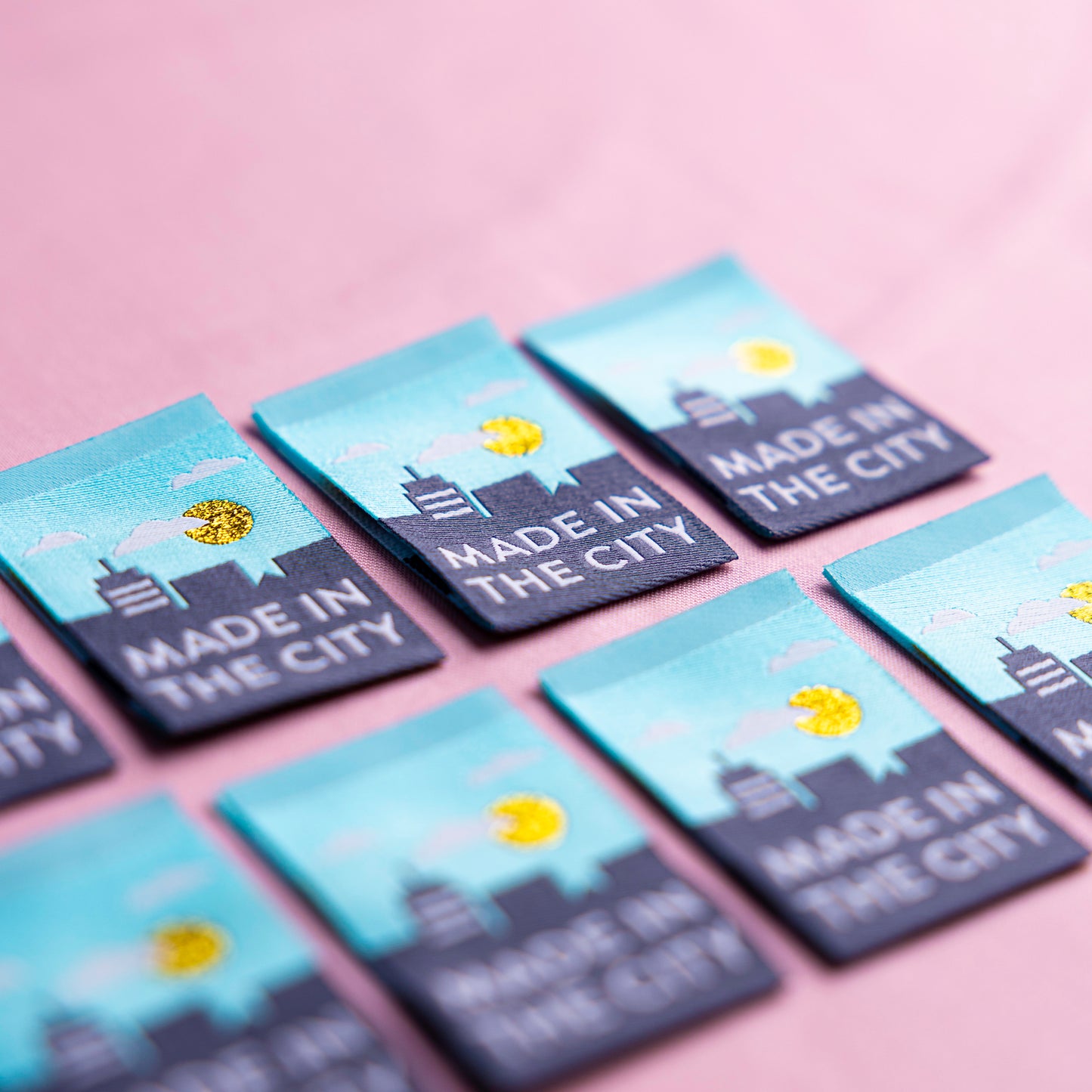Made in the City Woven Labels by Sarah Hearts