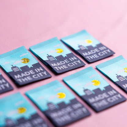 Made in the City Woven Labels by Sarah Hearts