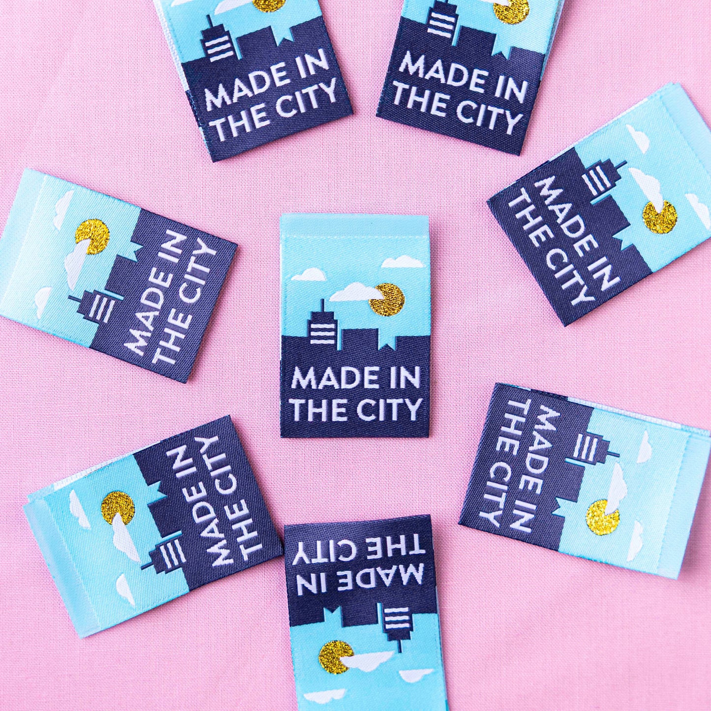Made in the City Woven Labels by Sarah Hearts