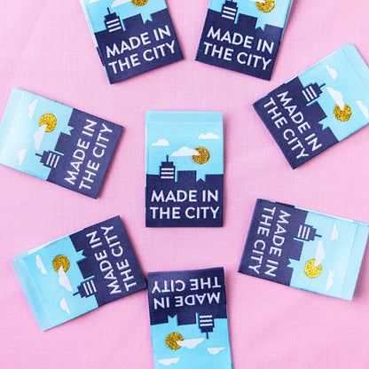 Made in the City Woven Labels by Sarah Hearts