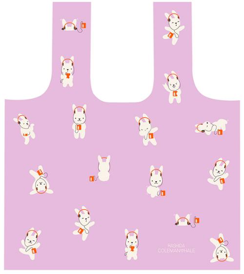 Meori Pocket Shopper Lofi by Rashida Coleman Hale  Reusable Shopper Bag
