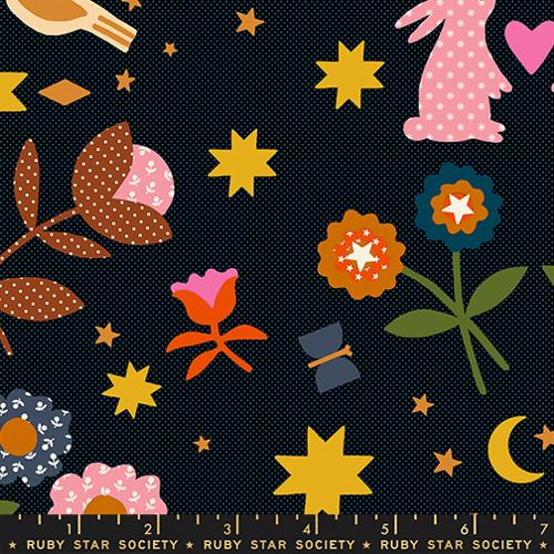 Mystic Fable Soft Black by Alexia Abegg for Ruby Star