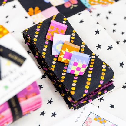 SAMPLE SALE! Millennial Nostalgia - quilt top + pieced backing + precut binding (AUG 27th PICS)