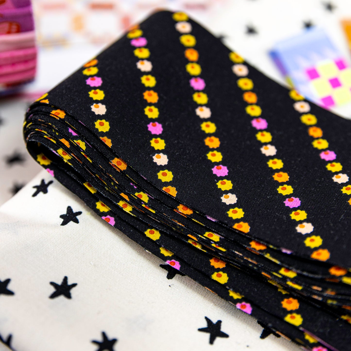 SAMPLE SALE! Millennial Nostalgia - quilt top + pieced backing + precut binding (AUG 27th PICS)