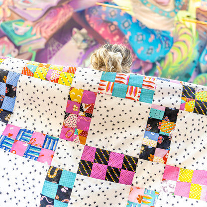 SAMPLE SALE! Millennial Nostalgia - quilt top + pieced backing + precut binding (AUG 27th PICS)