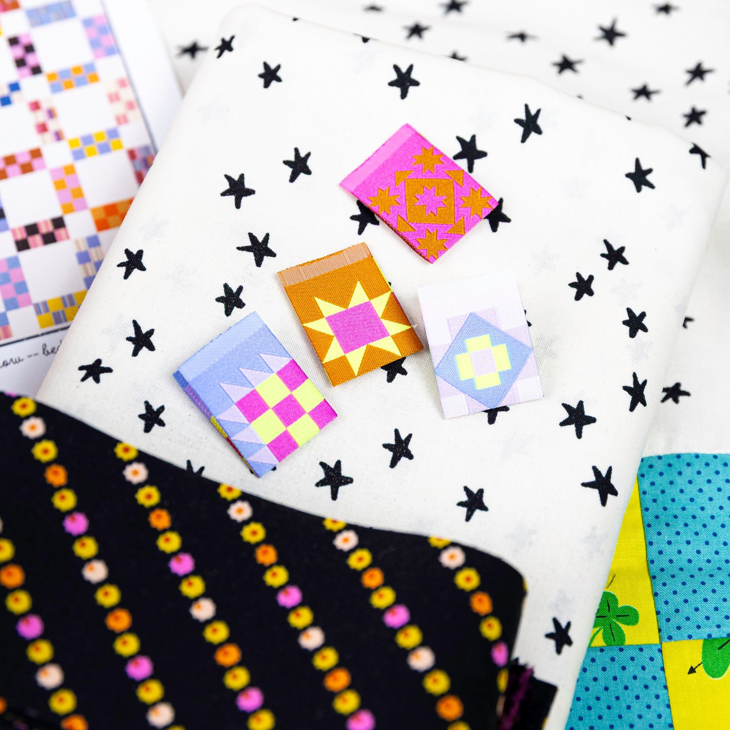 SAMPLE SALE! Millennial Nostalgia - quilt top + pieced backing + precut binding (AUG 27th PICS)