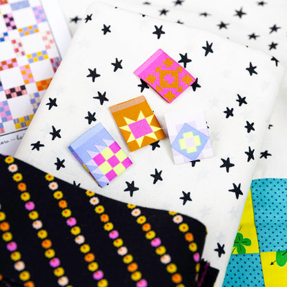 SAMPLE SALE! Millennial Nostalgia - quilt top + pieced backing + precut binding (AUG 27th PICS)