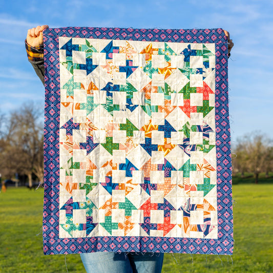 Sample Sale: End Notes Pieced Mini Quilt Top