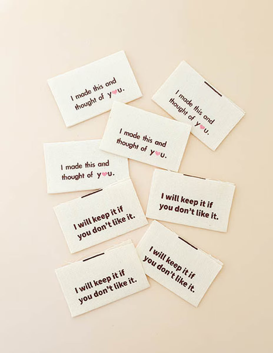 I Will Keep It - Woven Labels by Minki Kim