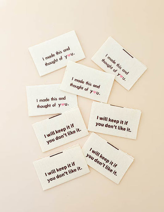I Will Keep It - Woven Labels by Minki Kim