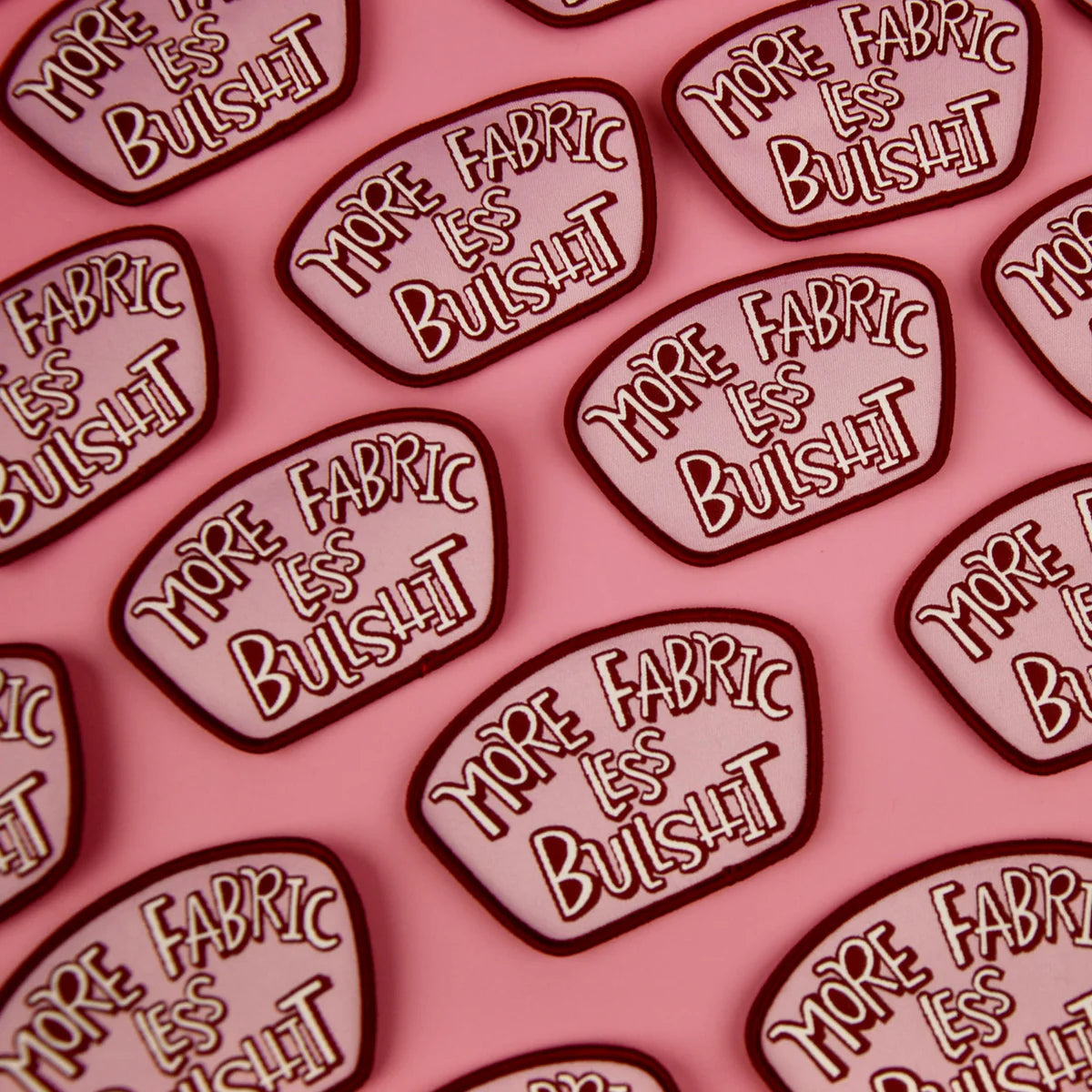 More Fabric Less Bullshit Patch by Kati Cupcake
