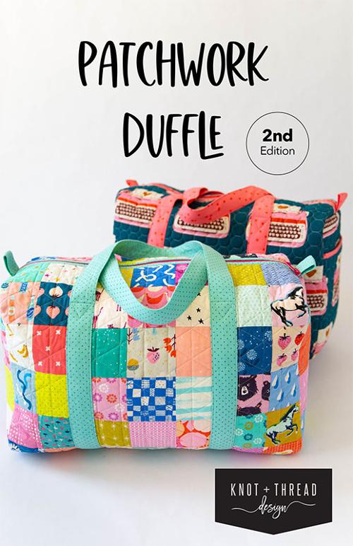 Patchwork Duffle Paper Pattern by Knot and Thread