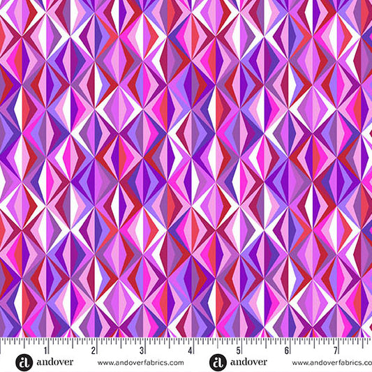 Perfect Day -Prism Purple by Libs Elliott for Andover