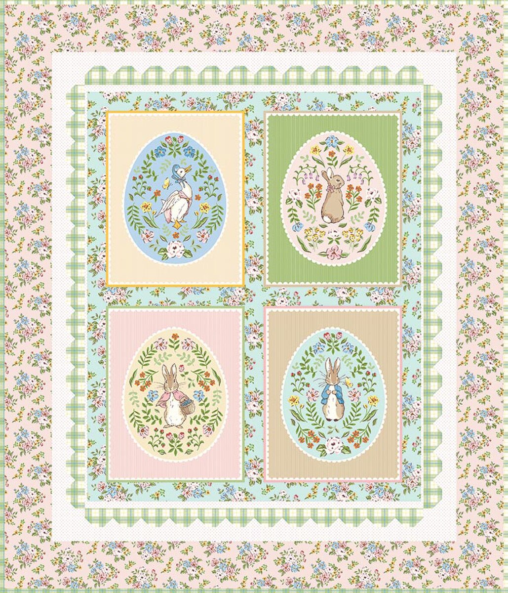 PREORDER: Peter Rabbit Spring Panel Quilt Kit