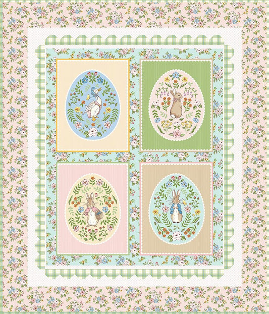 PREORDER: Peter Rabbit Spring Panel Quilt Kit