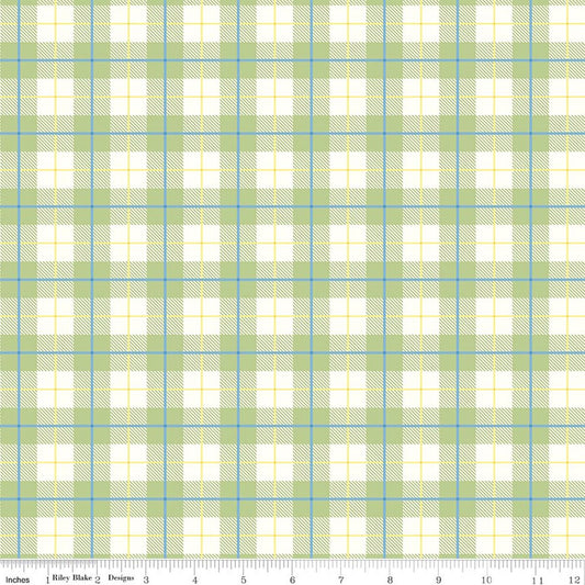 PREORDER: Peter Rabbit Plaid | C18755-HONEYDEW