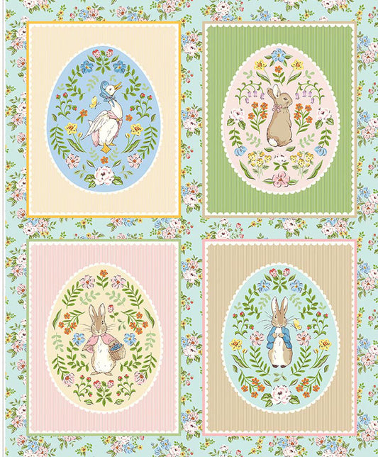PREORDER: Peter Rabbit Spring Panel by Riley Blake