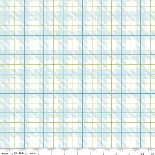 PREORDER: Peter Rabbit Plaid | C18755-BLEACHED DENIM