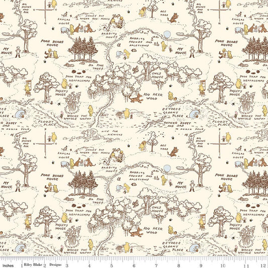 PREORDER: Winnie the Pooh Baby Aker Map C18592-CREAM