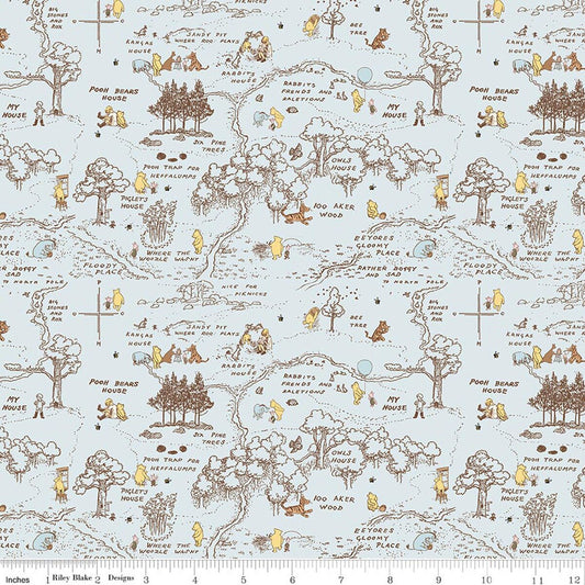 PREORDER: Winnie the Pooh Baby Aker Map C18592-BLUE