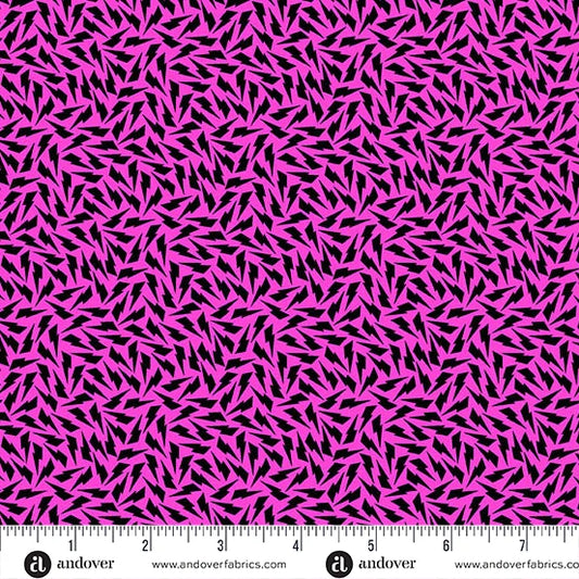 Prismatic - Darling Bolts Neon by Libs Elliott for Andover A-10438-E