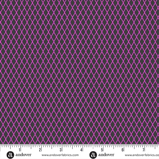 Prismatic - Fishnet Neon by Libs Elliott for Andover A-10440-KE