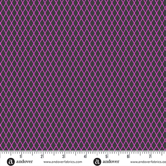 Prismatic - Fishnet Neon by Libs Elliott for Andover A-10440-KE