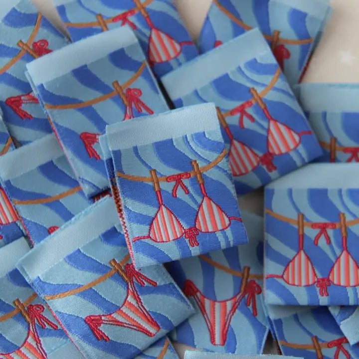 Bikini Top and Bottom  Labels by P.S. I Made It