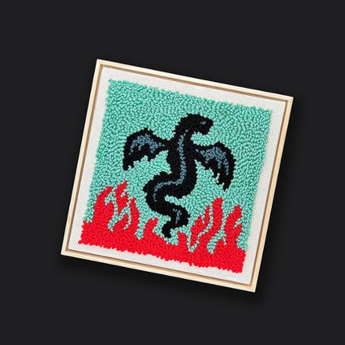 Dragon Punch Needle Kit by Sarah Watts for The Urban Acres