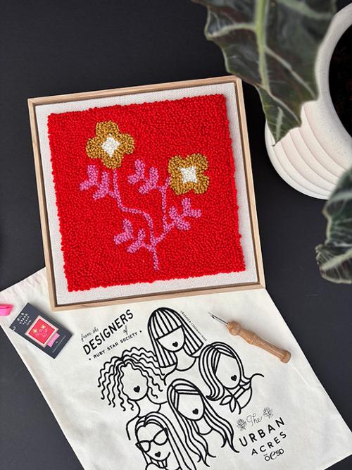 Blossom Punch Needle Kit by Rashida Coleman-Hale for The Urban Acres