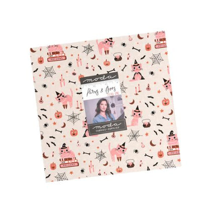 Purrs and Boos Layer Cake by Elena Amo for Moda