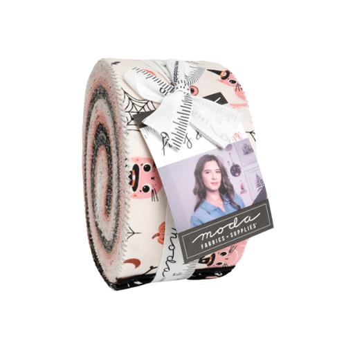 Purrs and Boos Jelly Roll by Elena Amo for Moda